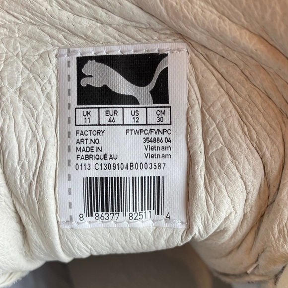 Alexander McQueen x Puma Mid II North Sea Leather Lace Up Sneakers Men’s 11 NWOT - Picture 8 of 9